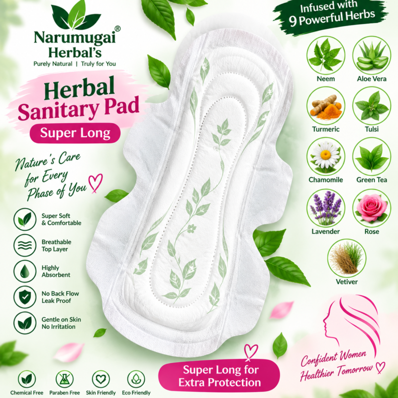 HERBAL SANITARY NAPKIN – LARGE SIZE