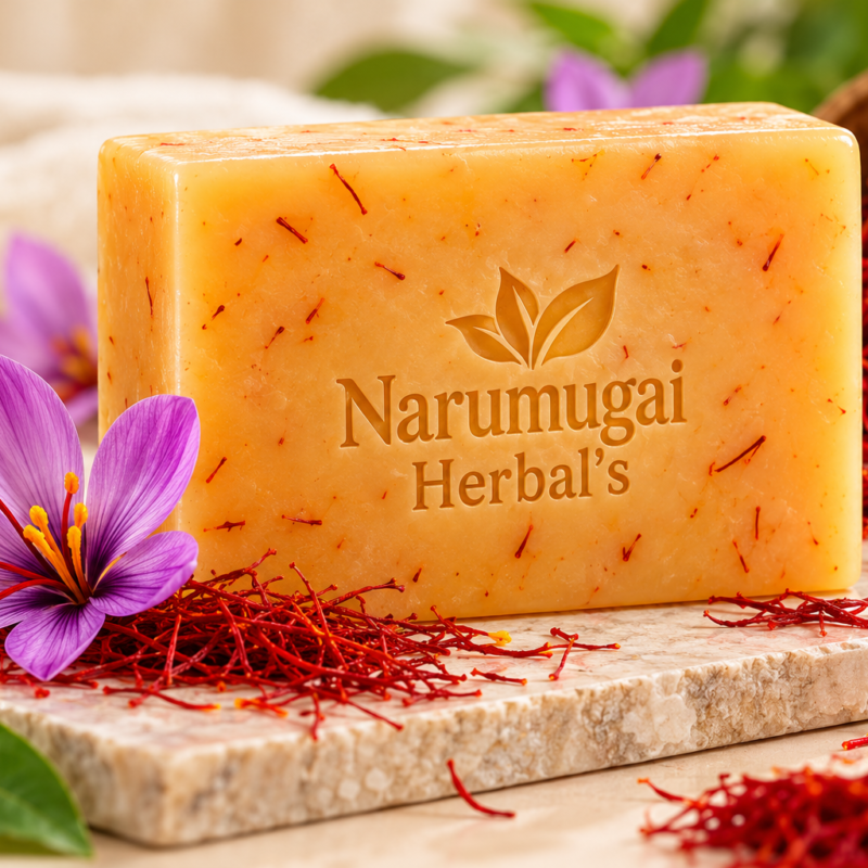 🌸 SAFFRON HERBAL SOAP