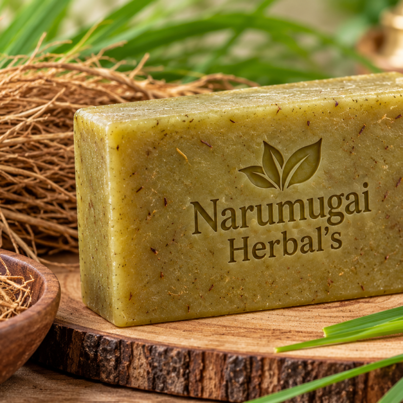🌿 VETTIVER HERBAL SOAP