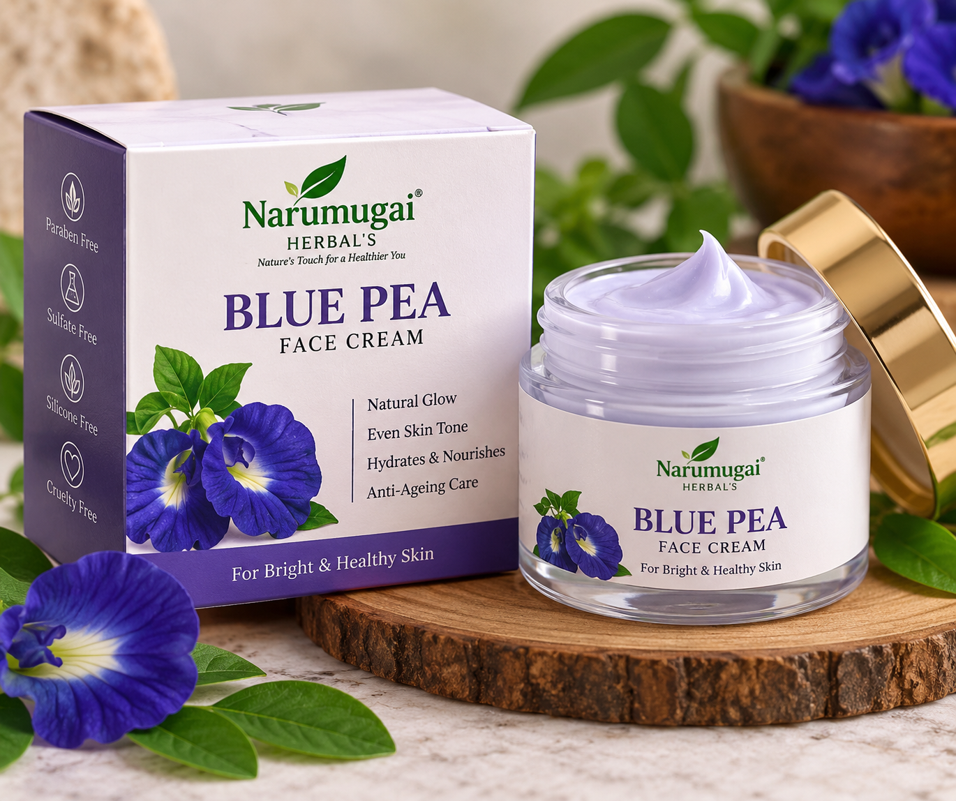 BLUE PEA FACE CREAM