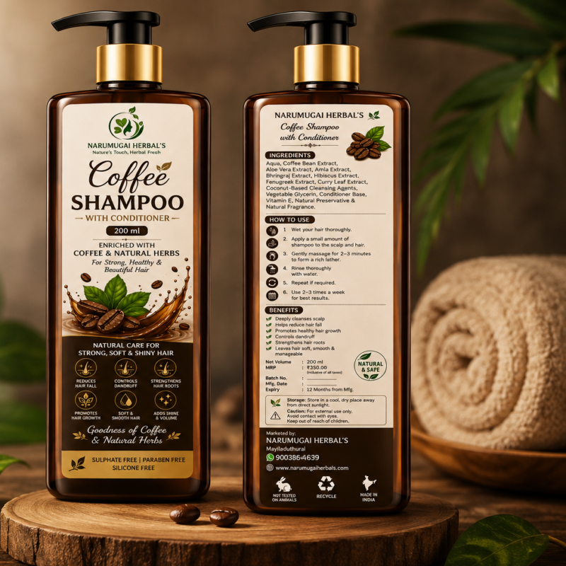 Coffee Shampoo with Conditioner