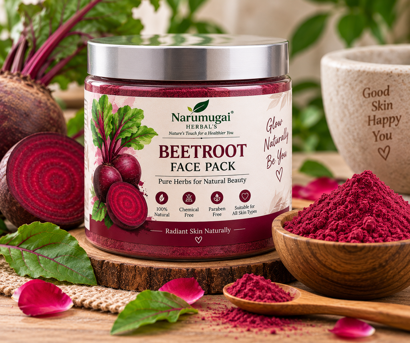 BEETROOT FACE PACK POWDER