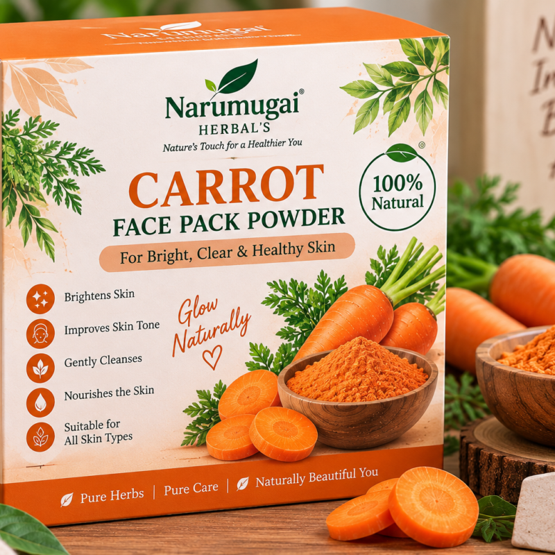 🥕 CARROT FACE PACK POWDER