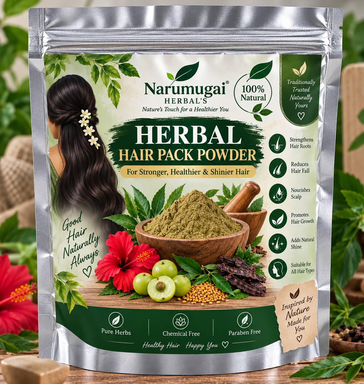 HERBAL HAIR PACK POWDER