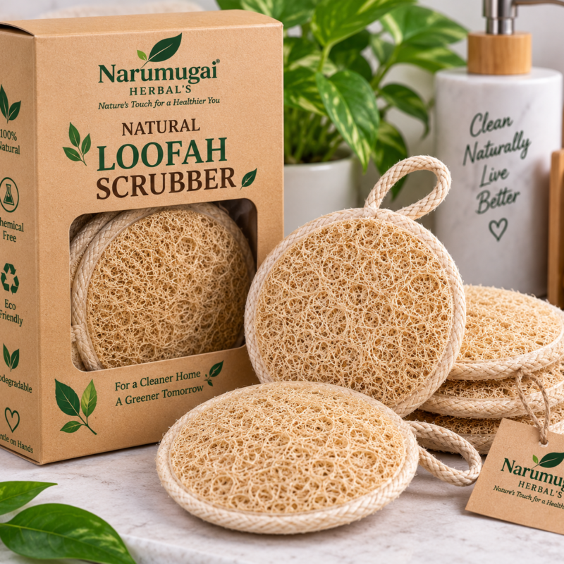 NATURAL LOOFAH SCRUBBER